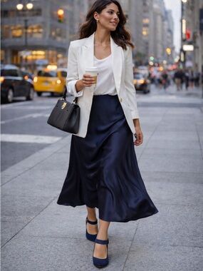 New In Box: Life Stride Navy Cutout Pointed-Toe Heels